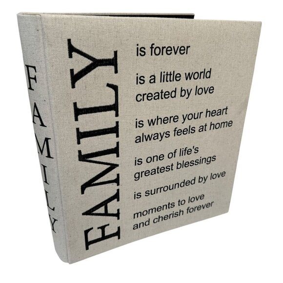 FAMILY Photo Album Large Holds 500 Photos 4x6" by Nicole Miller Home - Picture 2 of 13